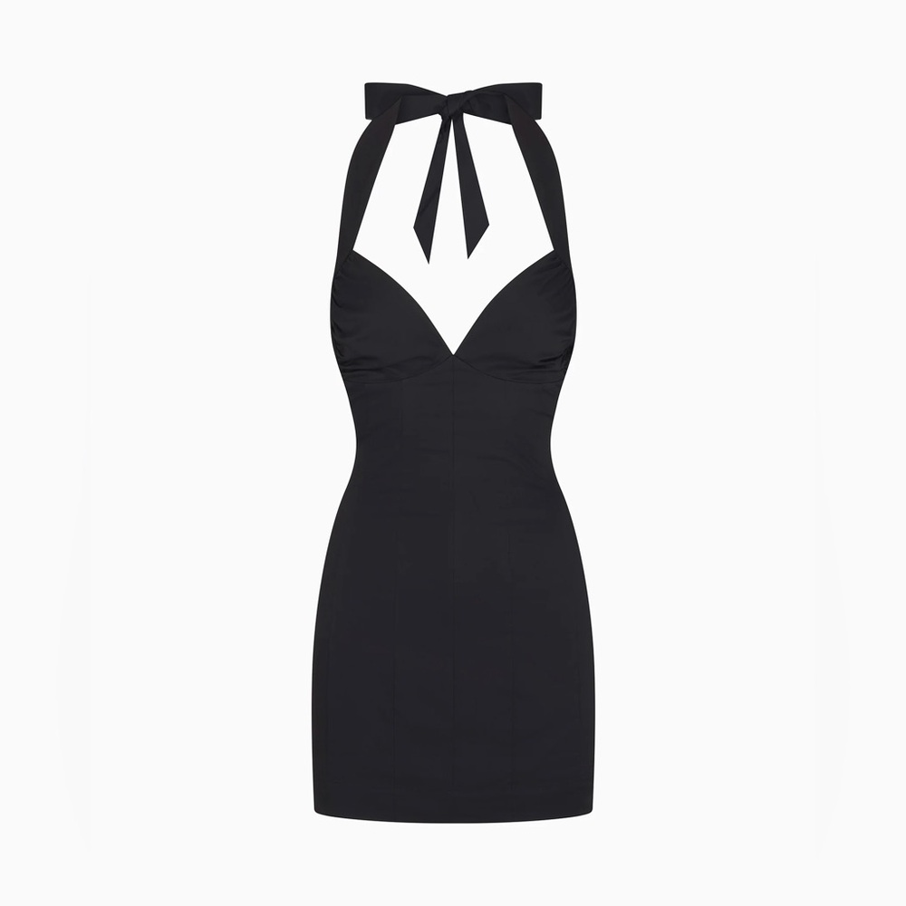 Khy Black Poplin Mini Dress (NWT)